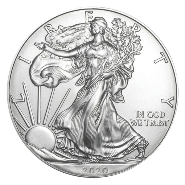 Moneda de plata American Eagle 2020