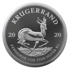 Moneda de plata Krugerrand 2020