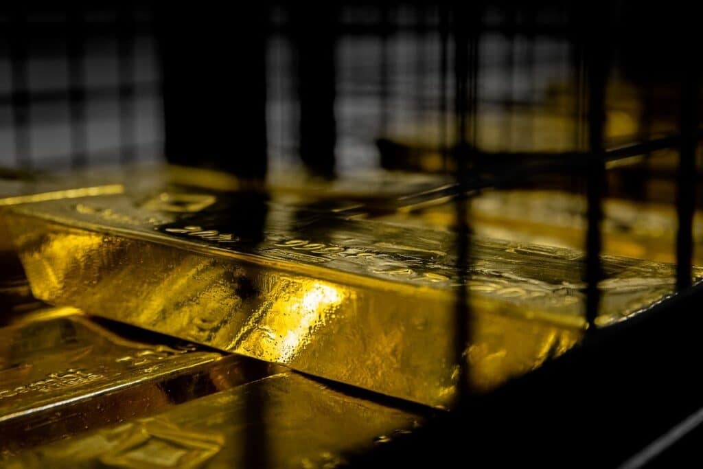 Lingotes de oro bancarizado
